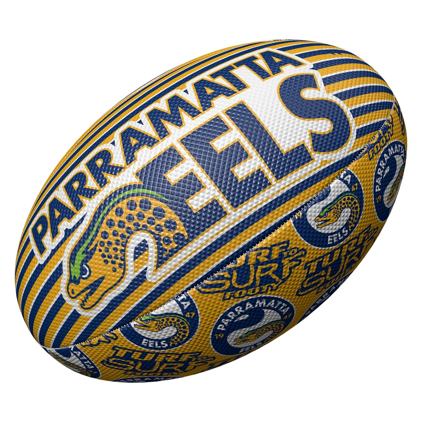 NRL Turf to Surf Ball  Paramatta Eels  Football  Size 3