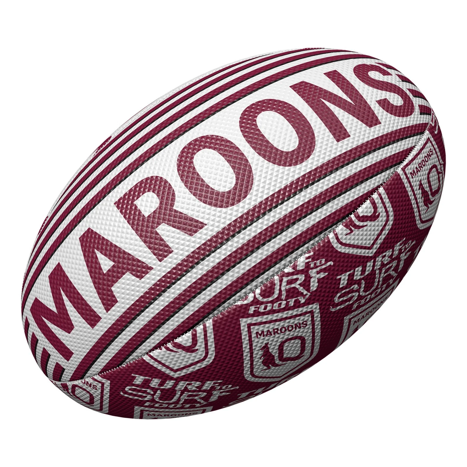NRL Turf to Surf Ball Queensland Maroons QLD Football Size 3
