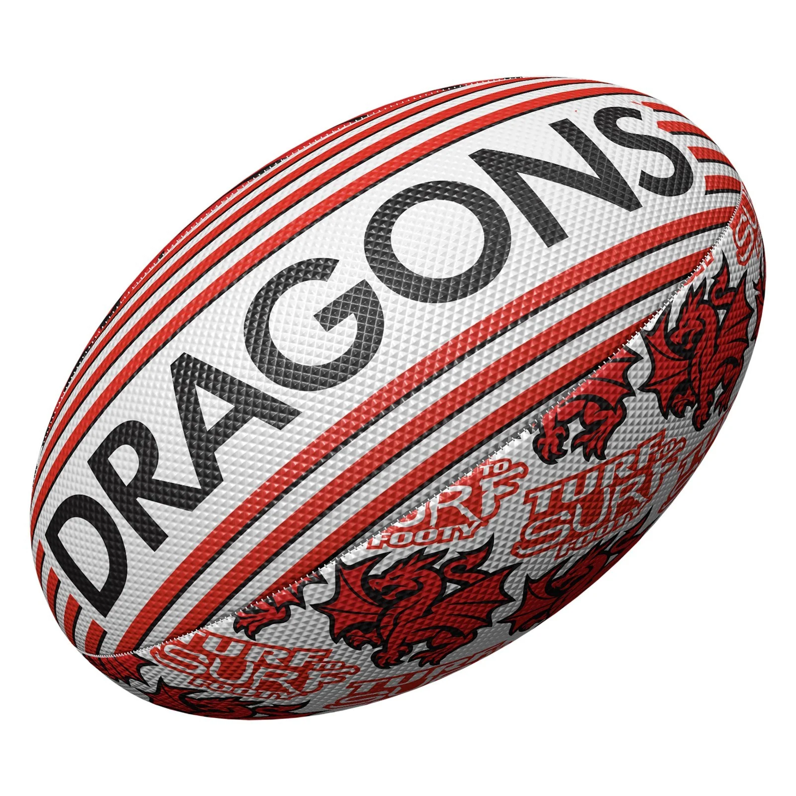 NRL Turf to Surf Ball  St George Illawarra Dragons  Football  Size 3