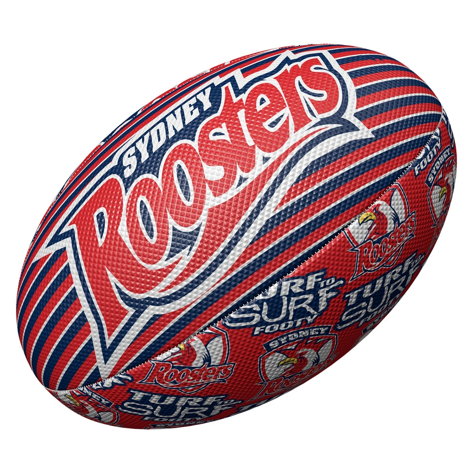NRL Turf to Surf Ball  Sydney Roosters  Football  Size 3