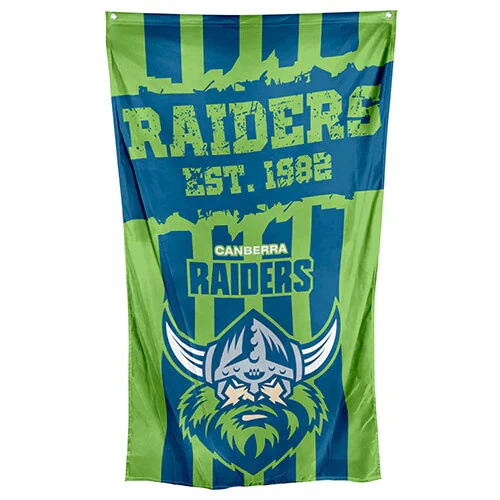 NRL Wall Flag Cape - Canberra Raiders - 150cm x 90cm - Steel Eyelets - Image 2