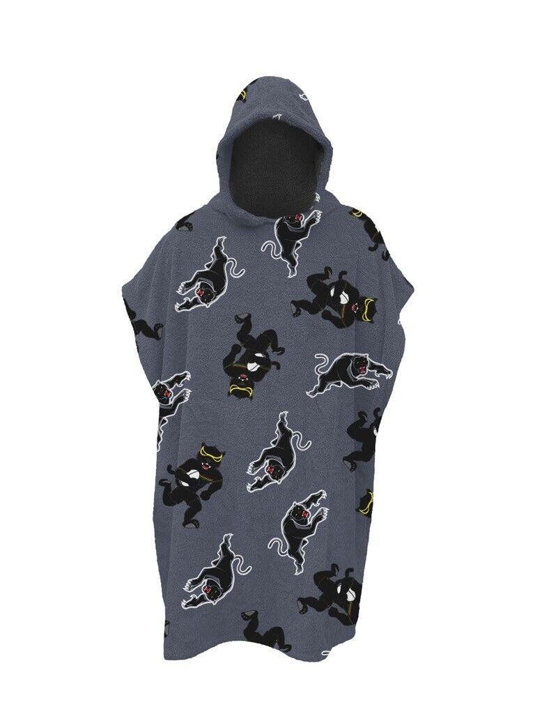 NRL Youth Hooded Towel - Penrith Panthers - Kids - Beach Bath - OSFM - Image 2
