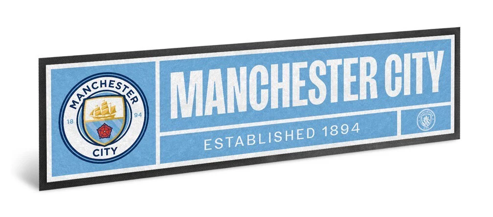 Premier League - Manchester City  F.C - Bar Mat - Runner - Image 2