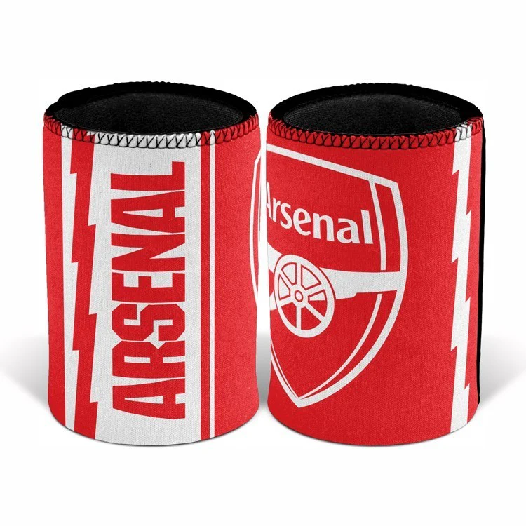 Premier League Stubby Can Cooler - Arsenal F.C - Rubber Base - Single