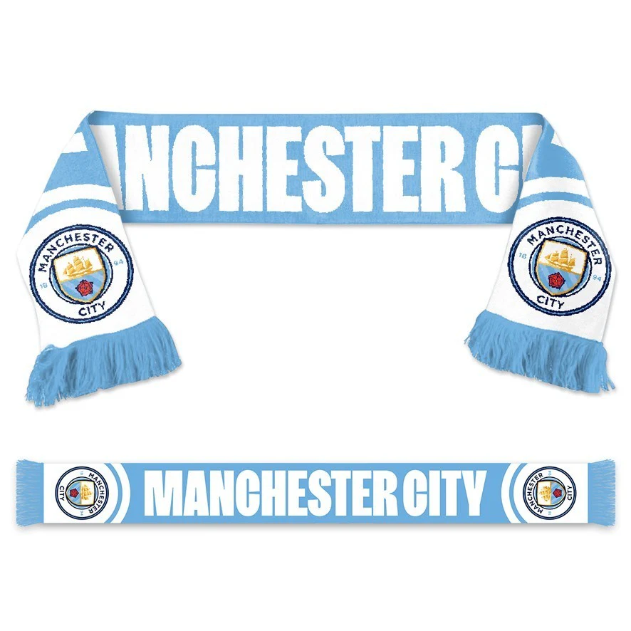 Premier League Supporter Scarf - Manchester City F.C. - Soccer - Team Logo - Image 2