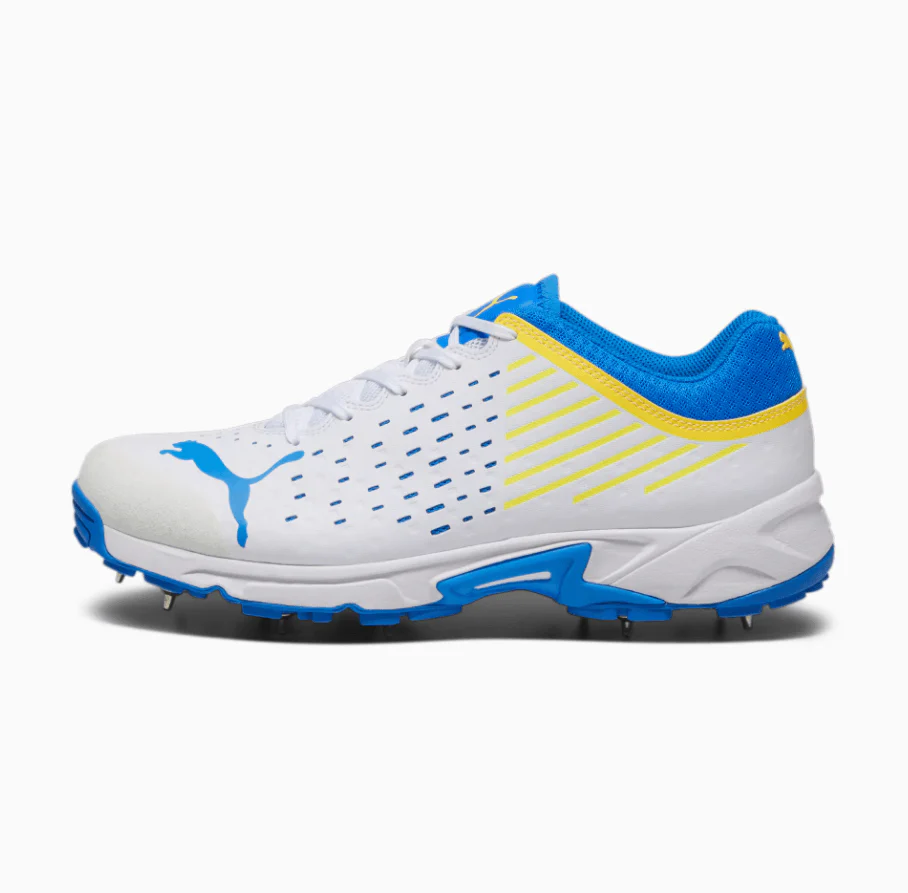 Puma Spike 22.1 Cricket Shoe - White/Ultra Blue -  Adult - Mens - Image 4