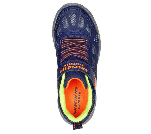 SKECHERS Dynamic-Flash - REZLUR - Navy/Orange - Shoe - Kids - Image 3