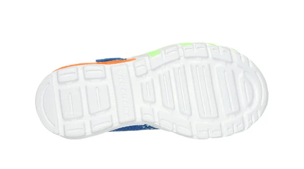 SKECHERS Flex-Glow Bolt Shoes - Royal/Multi - Kids - Image 4