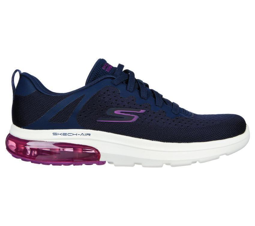 SKECHERS Go Walk Air 2.0 Shoe - Classy Summer - Navy/Purple - Womens - Image 2
