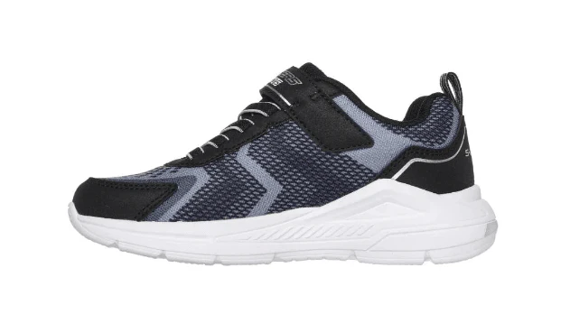 SKECHERS Tri-Namics Shoe - Black/Silver - Kids - Image 4